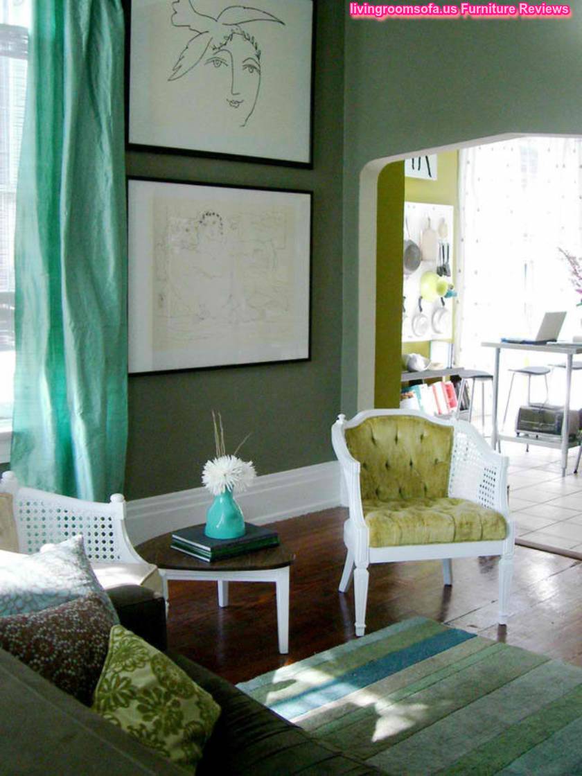 Accent Pieces For Green Living Room Color Sheme