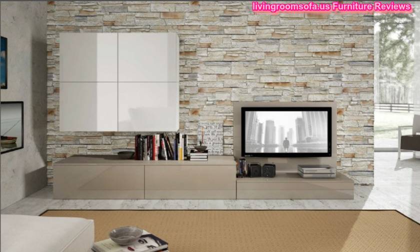 Amazing White And Contemporary Modern Tv Stands In Livingroom