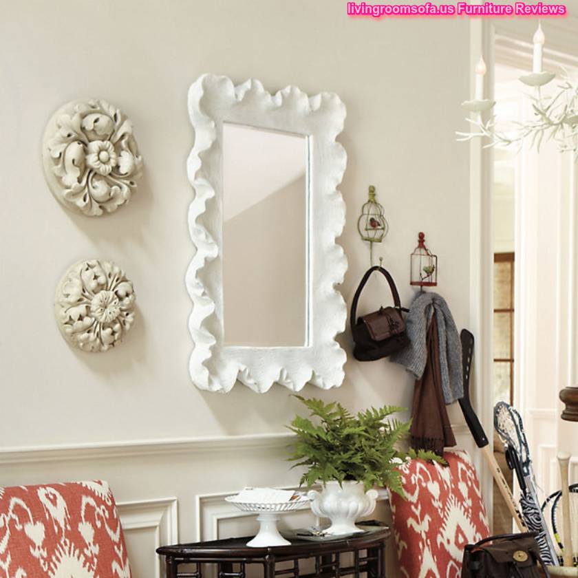  Antique Beach Style Wall Mirror