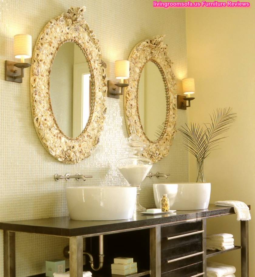  Awesome Nickel Patterned Bathroom Wall Mirrors