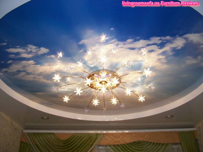 Awesome Sky Landscape Ceiling Lights For Living Room