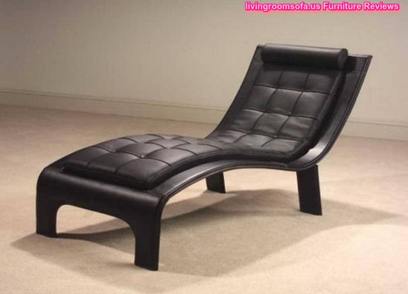  Black Leather Bedroom Chaise Lounge Design