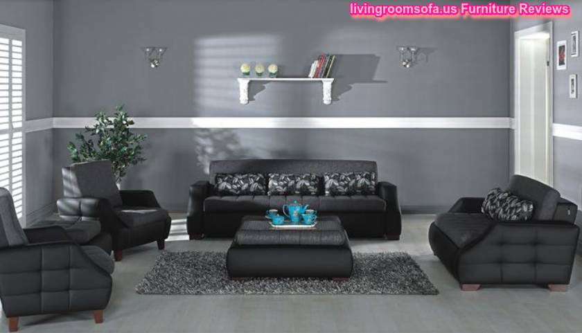  Black Sofa Set Design Living Room Decoration