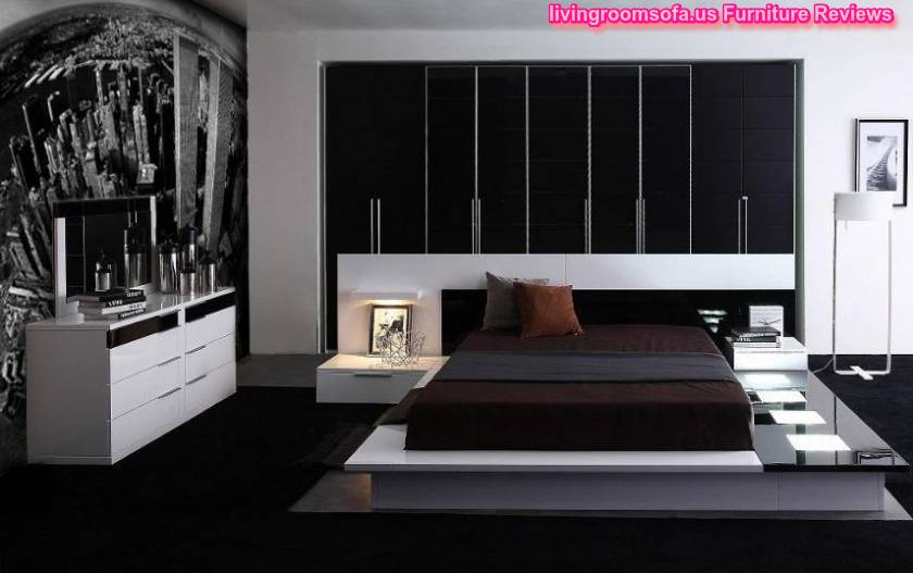  Black White Bedroom Furniture Design Ideas