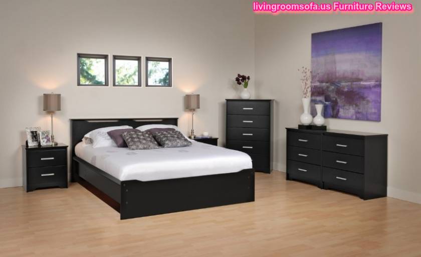 Black And Beautiful Cheap Bedroom Furniture Design Ideas