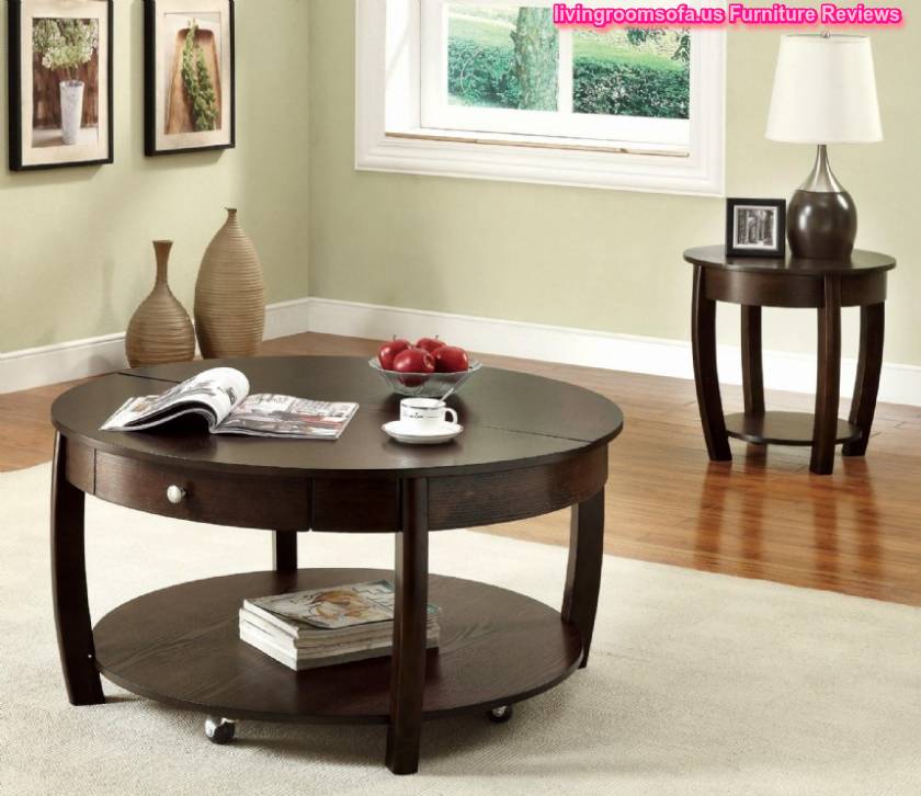 Brown Cherry Occasional Tables Designs