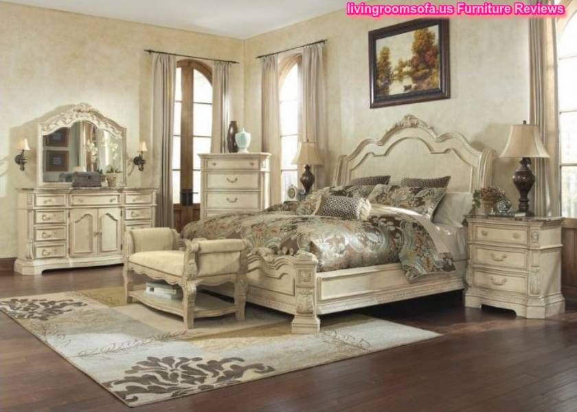  Classic White Bedroom Bed Set Queen