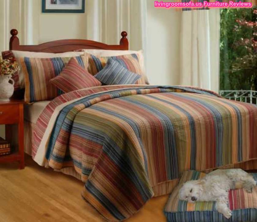  Colorful Katy Quilt Bed In A Bag Set