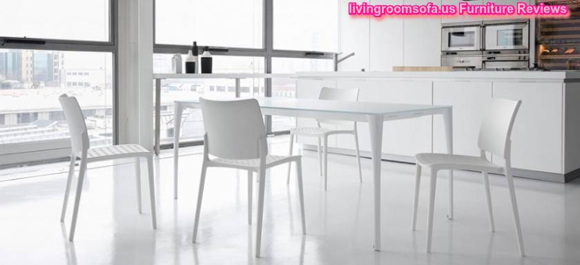 Contemporary Sofas And Chairs,white And Table With Chairs In Kitchen