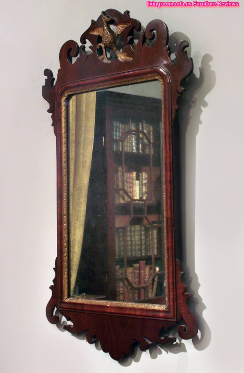 Decorative Antique Wood Wall Mirror Design