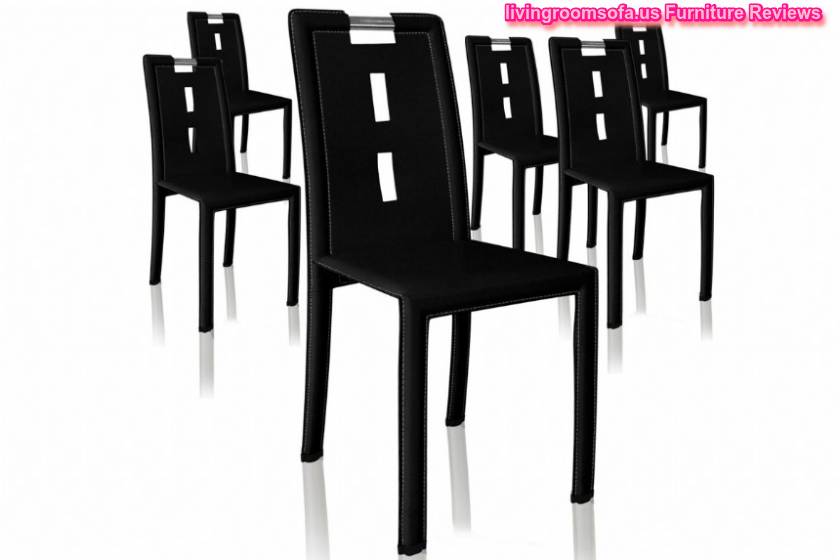 Decorative Leather Black Chaises Design Ideas