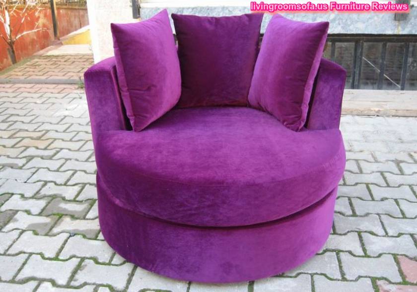  Decorative Purple Big Rounded Chair Design Ideas