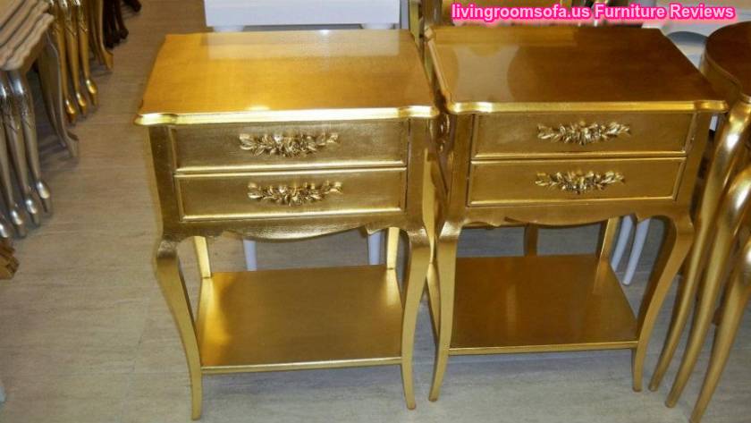  Golden Yellow Bedside Tables Nightstands Design