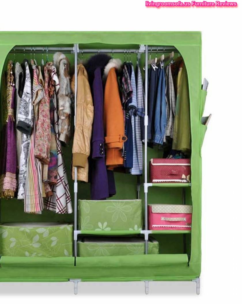 Green Cheap Style Wardrobe Armoires Designs