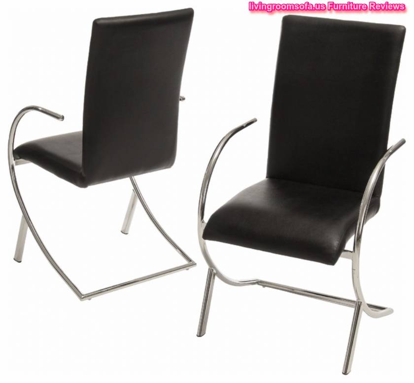  Leather Black Modern Dining Chairs