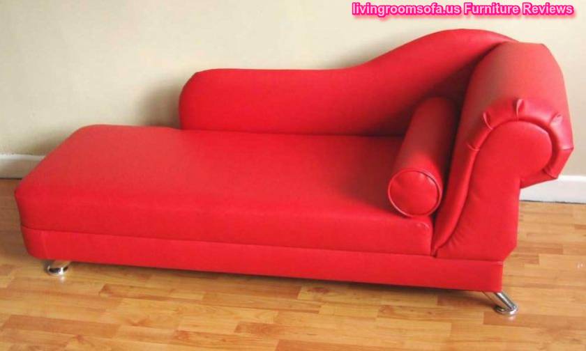  Leather Red Chaise Longue For Bedroom Design
