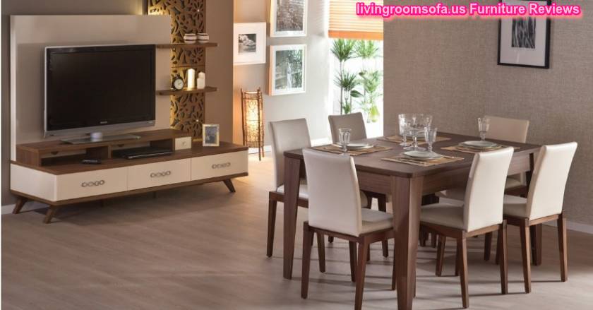 Modern Beige Casual Dining Room Furniture