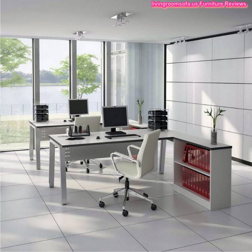  Modern White Office Furniture Decorating