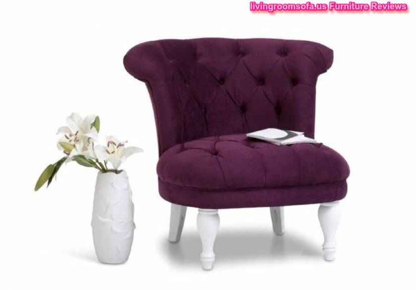  Purple White Chair For Living Room