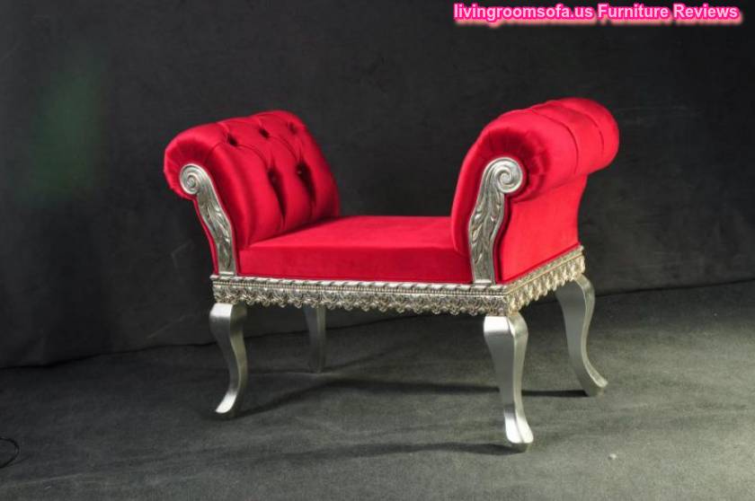  Red Bedroom Settee Bench Design Ideas