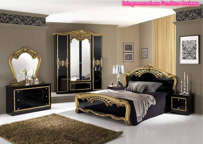 The Most Beaufitul Back And Classic Italian Bedroom Furniture