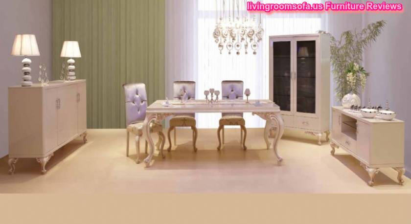 Traditional White Casual Dining Room Furniture
