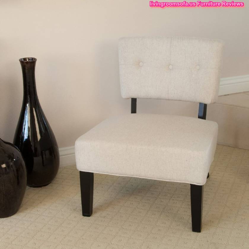  White Fabric Accent Chairs For Less