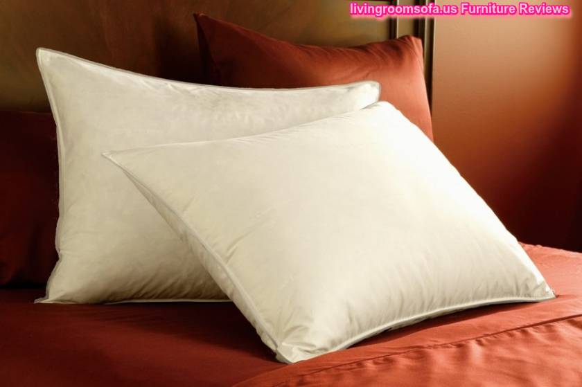 White And Brown Bed Pillows