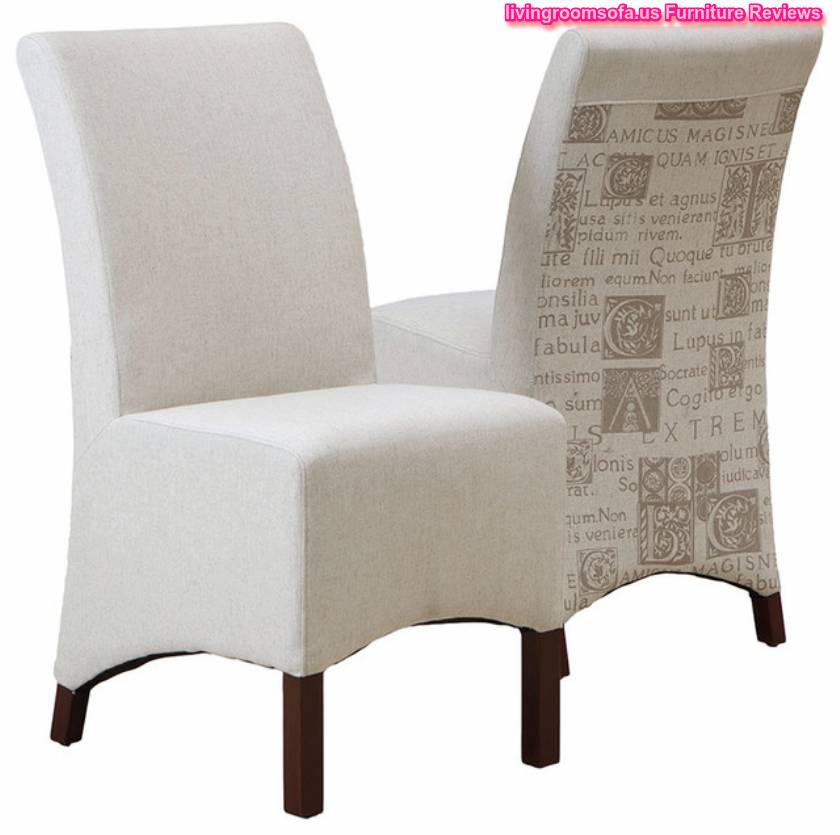 White Contemporary Dining Chairs