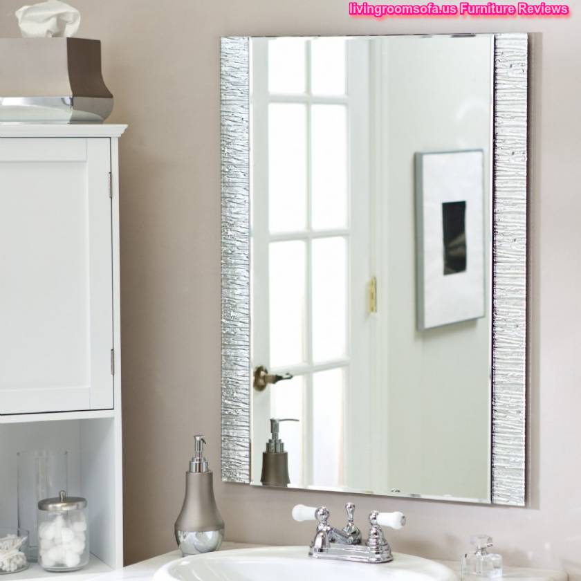  Wonderful Bathroom Wall Mirrors Design Ideas