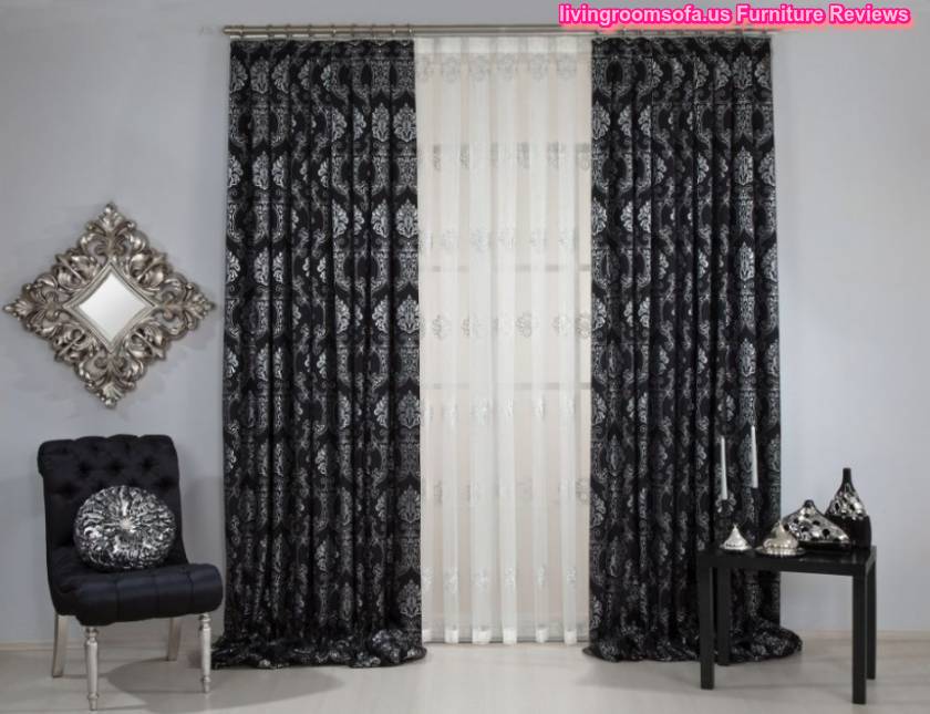 Wonderful Black Bedroom Curtain Ideas
