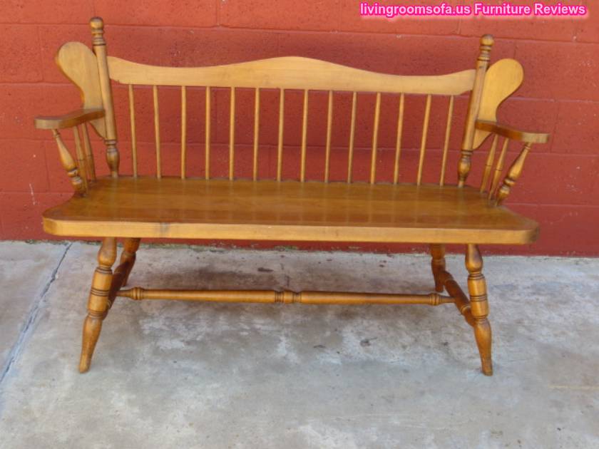  Wonderful Oak Antique Settee Bench