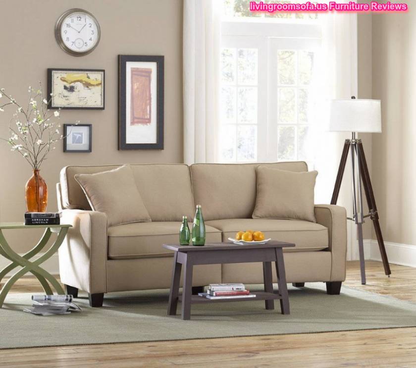 Awesome Cream Apartement Sectional Sofa