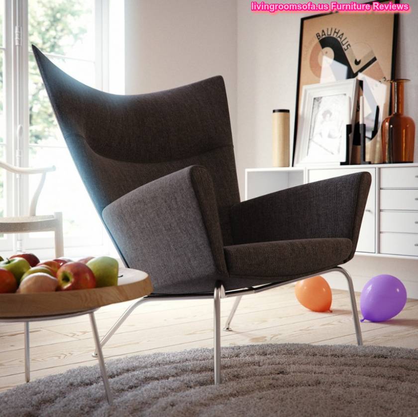 Best Design Idea Gray White Living Room Modern Chair