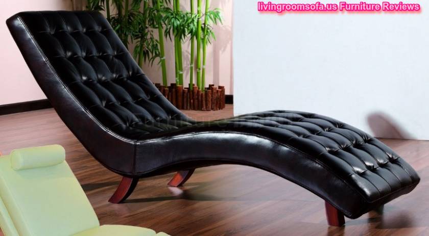 Black Contemporary Chaise