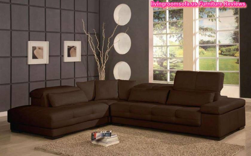 Brown Affordable Contemporary Furniture For Living Room