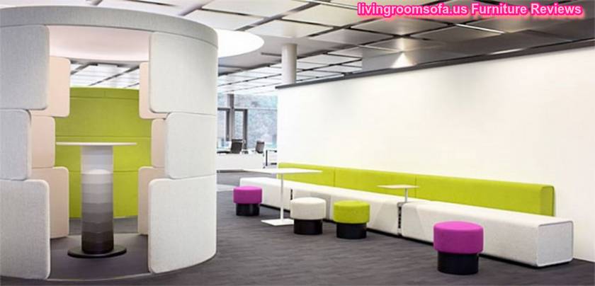 Colorful And Fresh Contemporary Office Furniture