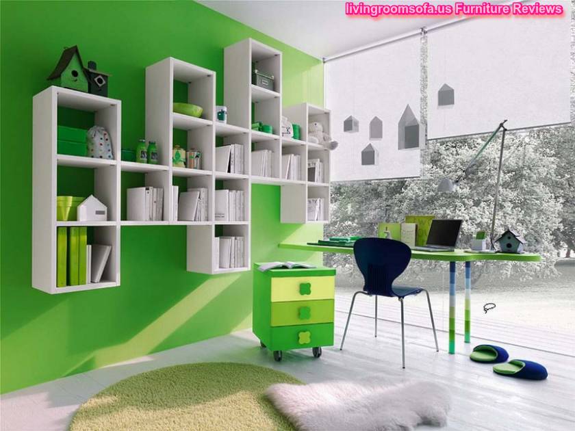 Cool Kids Bedrooms Green Decorating Ideas