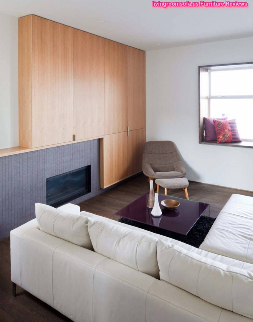 Cool White Sectional Sofa With Cushions For Apartement