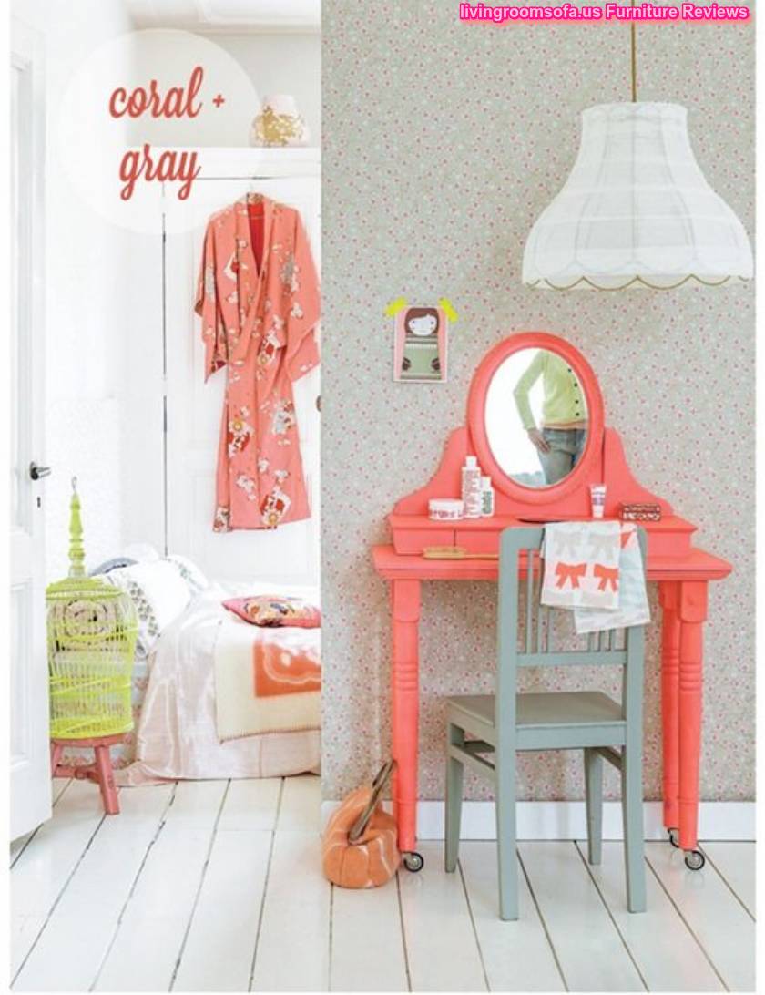  Coral And Gray Palette