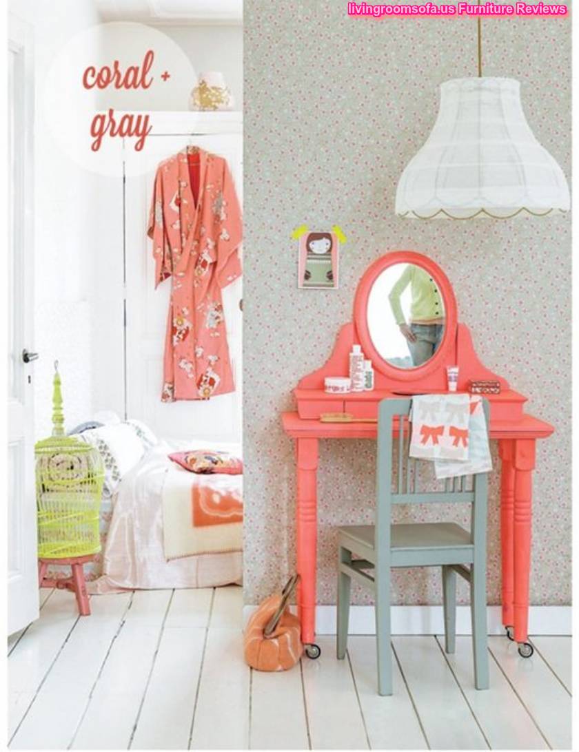 Coral And Gray Palette