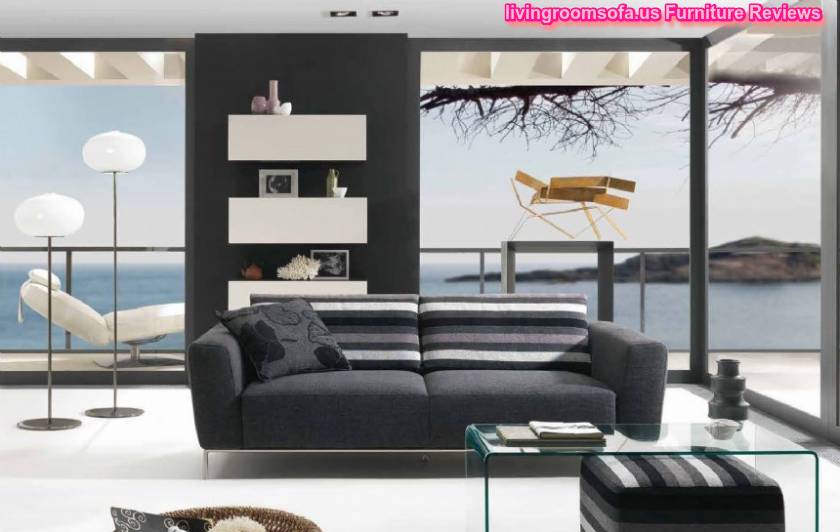  Dark Gray Couch Living Room Black Interior Decoration