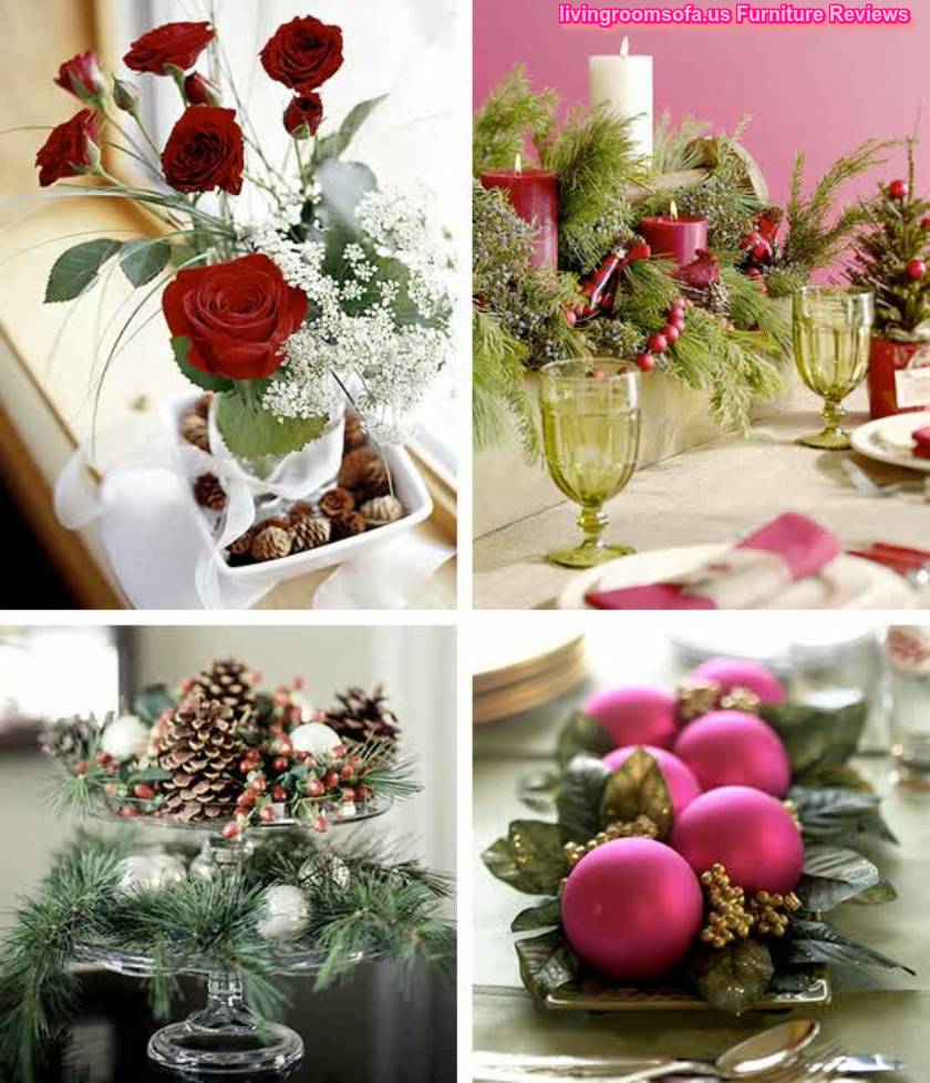 Dining Room  Accent Pieces  Christmas Table Decoration 