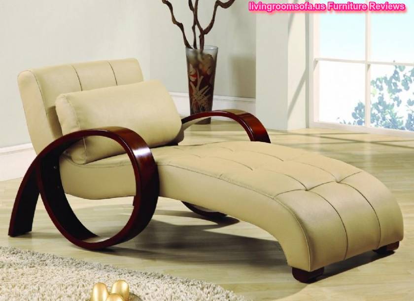 Fantastic Cream Indoor Chaise Lounge With Cushion