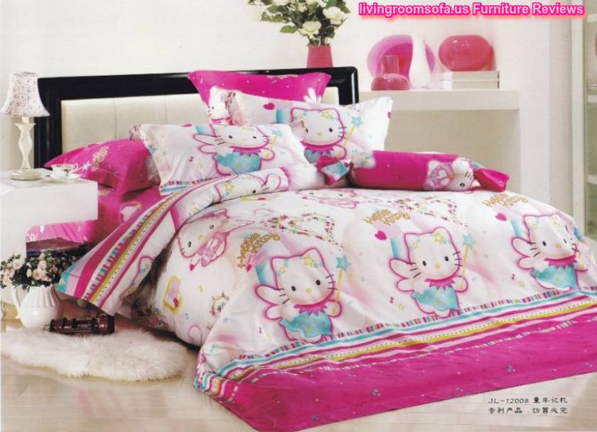  Hello Kitty Girl Bedroom Cotton Bed In A Bag