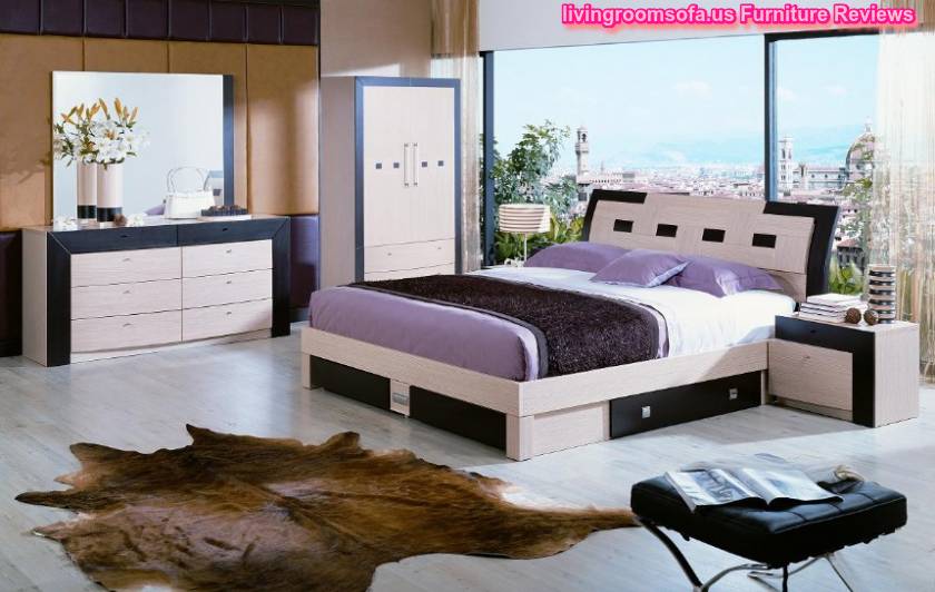 Impressive Furniture Bedroom Style Sets Purple With Stylish Decoration