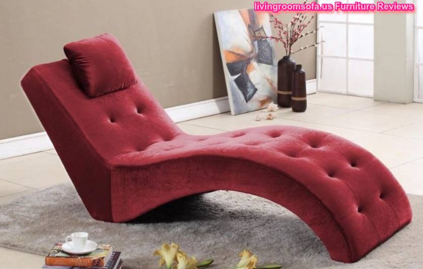  Interesting Red Tufted Indoor Chaise Lounge Design