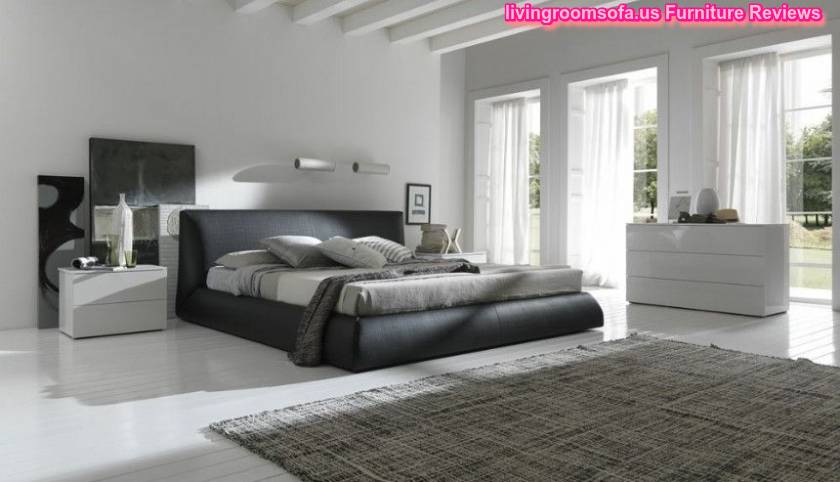 Italian Wave Leather Bedroom Design Idea