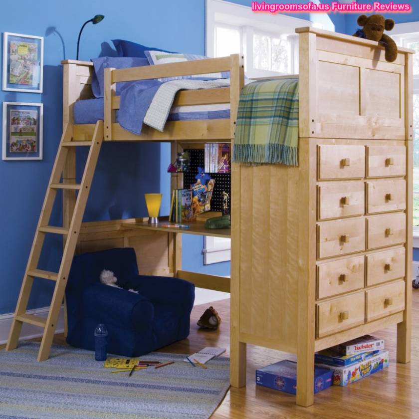 Kenai Loft Bed With Dresser