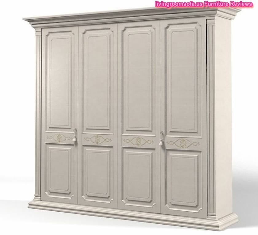  Large 4 Door Bedroom Armoire Wardrobe